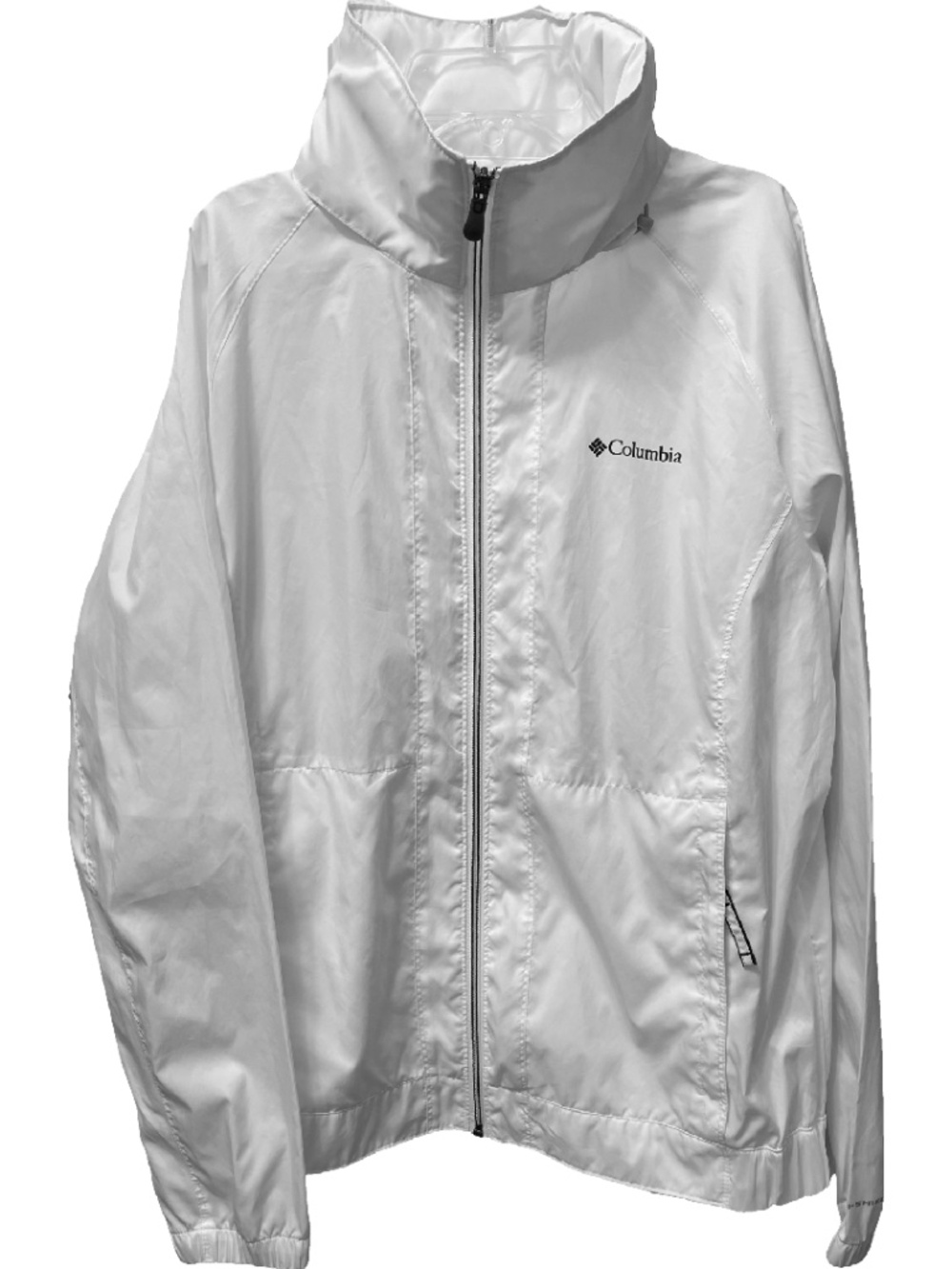 L/XL Women's White COLUMBIA Jacket